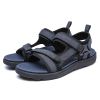 Men Fashion Sandals Man Summer Sandals Outdoor Casual Shoes Mountain Hiking Sandals Comfortable Non-Slip Slippers Beach Sandals - Blue - 43