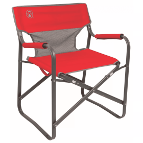 Outpost Breeze Folding Deck Chair  - Red