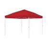 10' x 10' Simple Push Straight Leg Canopy (100 Sq. ft.) - 10' x 10' Red