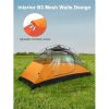 1-Person Backpacking Tent;  Lightweight and PU 5000mm Waterproof for Camping Travel Hiking Picnic - 1-Person