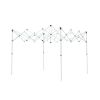 10' x 10' Simple Push Straight Leg Canopy (100 Sq. ft.) - 10' x 10' Red