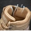 Large Size Combat Boots Men Desert Camping Non-slip Wear-resistant Sport High Top Footwear Outdoor Mountaineering Casual Shoes - Beige - 40