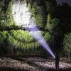 Portable High Brightness Outdoor Telescopic Focusing Adjustable Flashlight - Black - Flashlights