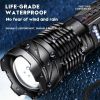 Outdoor Portable High Brightness Flashlight for Night Camping Fishing - Black - Flashlights