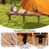Traveling Folding Camping Table W/Carry Bag - Natural - L