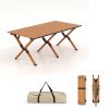 Traveling Folding Camping Table W/Carry Bag - Natural - L