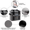 24-Can Soft Cooler Water-Resistant Leakproof Insulated Lunch Bag - Dark gray