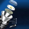 Outdoor Portable High Brightness Flashlight for Night Camping Fishing - Black - Flashlights